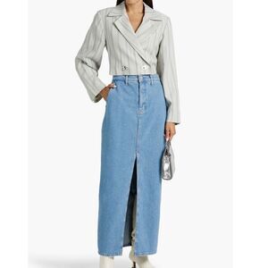 DEREK LAM 10 CROSBY Denim maxi skirt Size 27